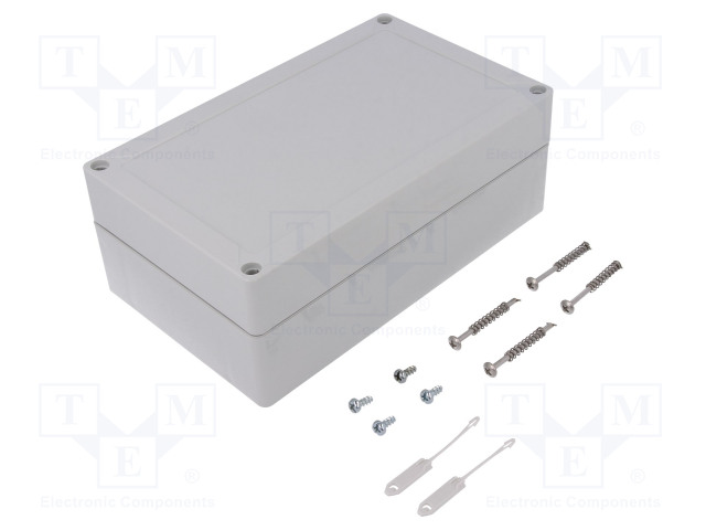ASENNUSKOTELO - X: 122MM - Y: 202MM - Z: 75MM - TG ABS - ABS - Yleiskäyttöiset kotelot - TG-ABS2012-8-O - 1