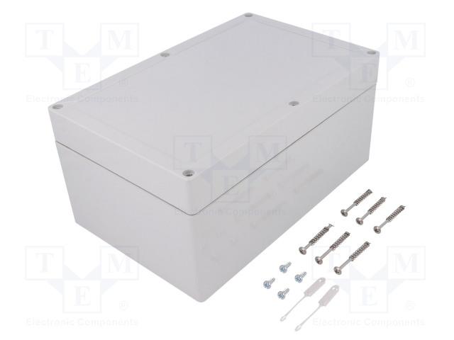 ASENNUSKOTELO - X: 162MM - Y: 252MM - Z: 120MM - TG ABS - ABS - Yleiskäyttöiset kotelot - TG-ABS2516-12-O - 1