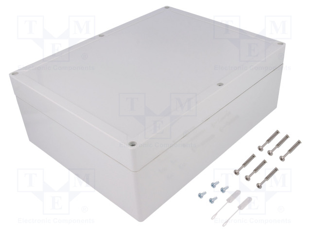 ASENNUSKOTELO - X: 232MM - Y: 302MM - Z: 110MM - TG ABS - ABS - Yleiskäyttöiset kotelot - TG-ABS3023-11-O - 1