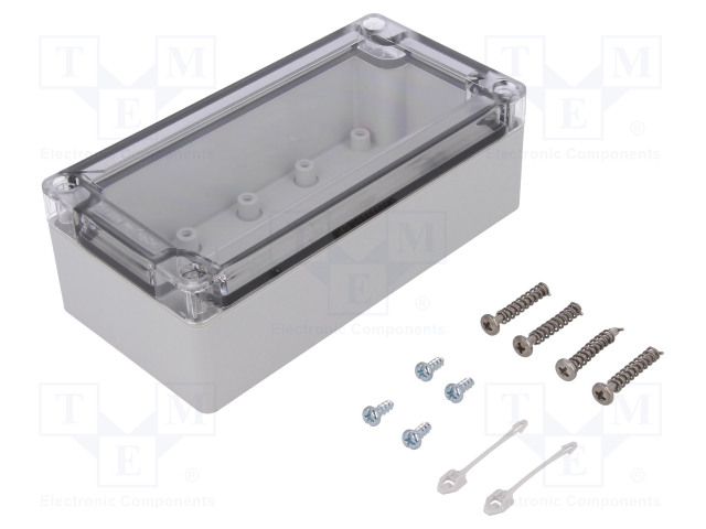 ASENNUSKOTELO - X: 82MM - Y: 162MM - Z: 55MM - TG ABS - ABS - Yleiskäyttöiset kotelot - TG-ABS1608-6-TO - 1