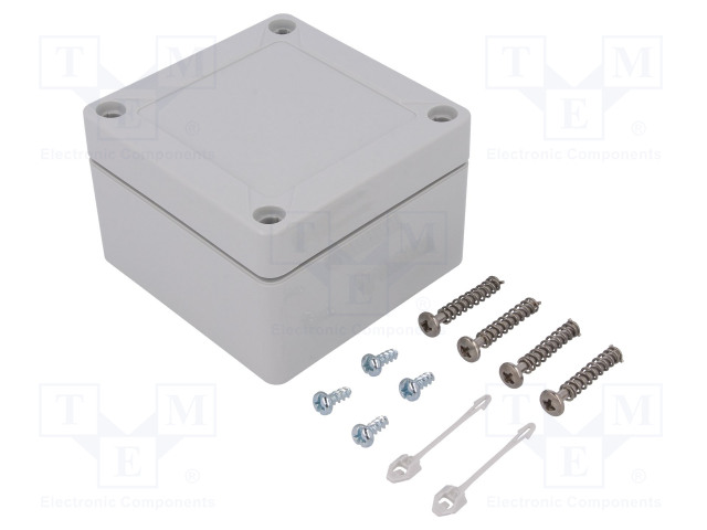 ASENNUSKOTELO - X: 82MM - Y: 84MM - Z: 55MM - TG ABS - ABS - Yleiskäyttöiset kotelot - TG-ABS88-6-O - 1