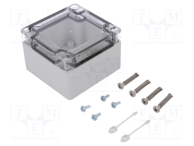 ASENNUSKOTELO - X: 82MM - Y: 84MM - Z: 55MM - TG ABS - ABS - Yleiskäyttöiset kotelot - TG-ABS88-6-TO - 1