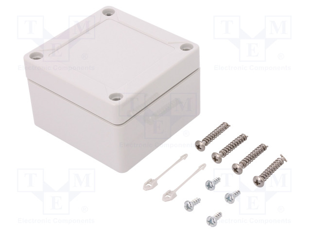 ASENNUSKOTELO - X: 82MM - Y: 84MM - Z: 55MM - TG PC - HARMA - Yleiskäyttöiset kotelot - TG-PC-88-6-O - 1
