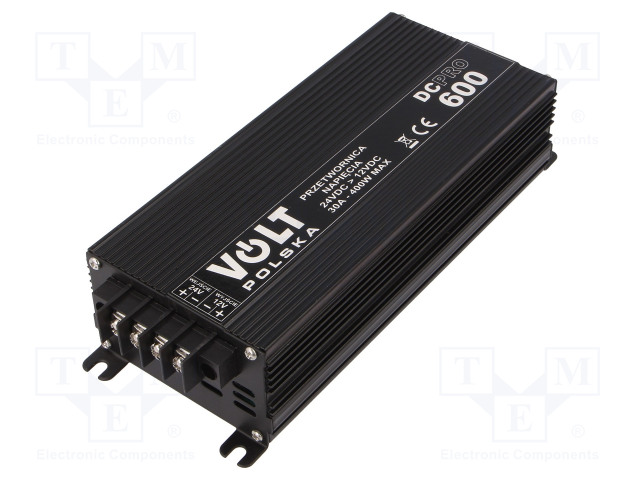 DC/DC MUUNNIN - ULÄH MAX: 13,8VDC - UVIRT: 21÷30VDC - 45A - 0÷40°C - Invertterit ja jännitteenalentimet - DC600-2412-PRO - 1