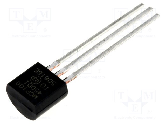 IC: VALVONTAJÄRJESTELMÄ - PUSH-PULL - AKTIIVINEN TILA: MATALA - TO92 - Watchdog- ja reset-piirit - MCP100-450DITO - 1