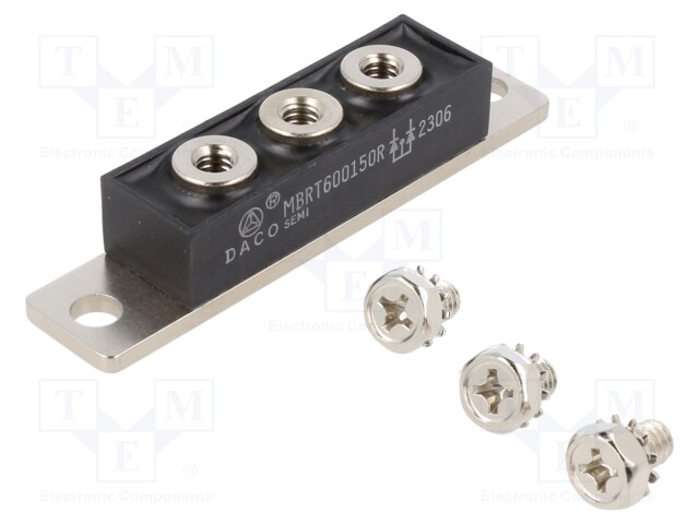 KAKSOISDIODI MODULIYHTEINEN ANODI - 150V - IF: 300AX2 - TO240AB - Diodit - MBRT600150R-DCO - 1