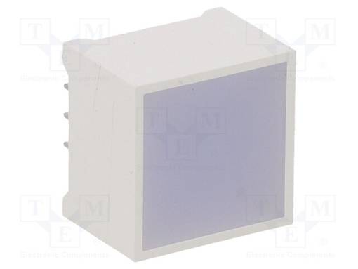 NÄYTTÖ: LED - TANKO - ORANSSI - 80MCD - 15X15MM - 1,8÷2,5V - ErikoisLEDit - OSX40601-AO - 1