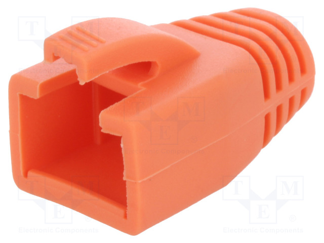 RJ45 LIITTIMEN SUOJAUS - 8MM - ORANSSI - RJ liittimet - LOG-MP0035O - 1