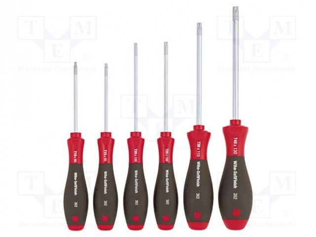 SCREWDRIVER: UNIVERSAL-SET - TORX® - SOFTFINISH® - 6PCS. - Ruuvimeisselit ja sarjat - WIHA.362K6SO - 1