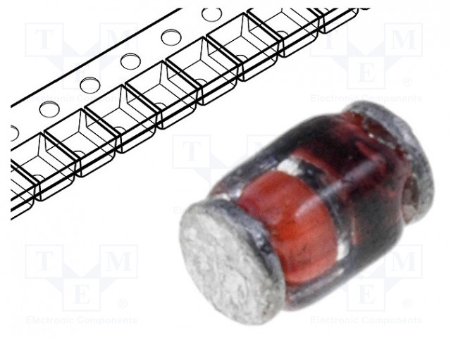 ZENER DIODI - 0,5W - 4,7V - 100MA - SMD - RULLA,TEIPPI - Diodit - ZMC4.7-DIO - 1