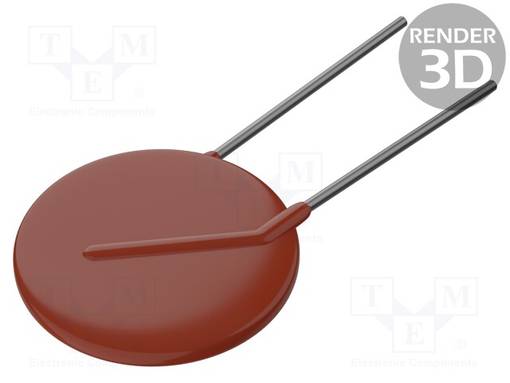 VARISTORI: METALLIOKSIDI - THT - 30VAC - 34VDC - 47V - 800A - Ø7MM - Ø: 7MM - Varistorit - V07P30AUTO - 1