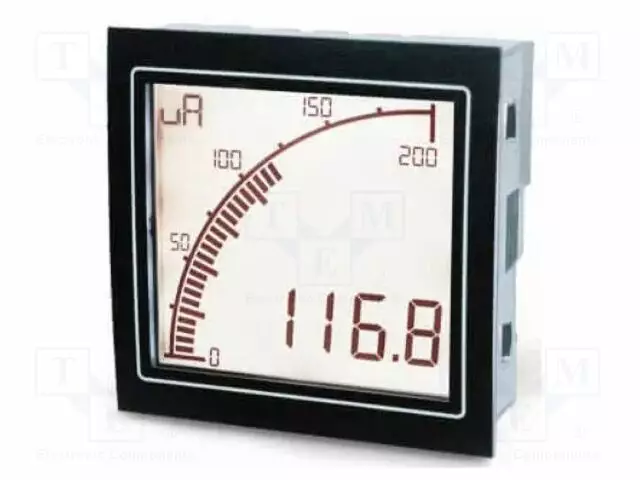 AMPEERIMITTARI - DIGITAALINEN,ASENNUS-OHJELMOITAVA - 0÷200UA - Digitaaliset paneelimittarit - APM-MICRO-APO - 1