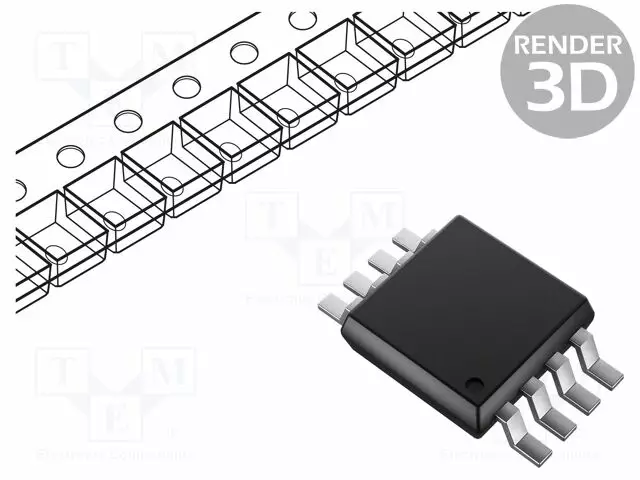KOMPARAATTORI - PIENTEHO - CMP: 2 - 80NS - 1,8÷5,5V - SMT - MSOP8 - Operaatiovahvistimet - SMD - MCP6562T-EMSVAO - 1