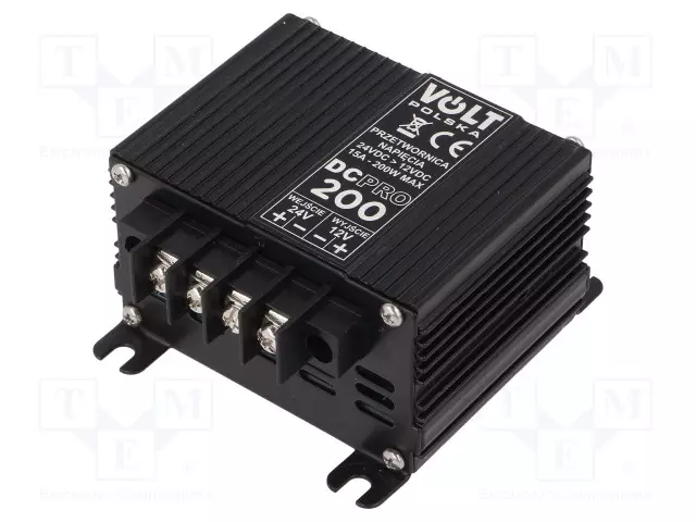 DC/DC MUUNNIN - ULÄH MAX: 13,8VDC - UVIRT: 21÷30VDC - 15A - 0÷40°C - Invertterit ja jännitteenalentimet - DC200-2412-PRO - 1