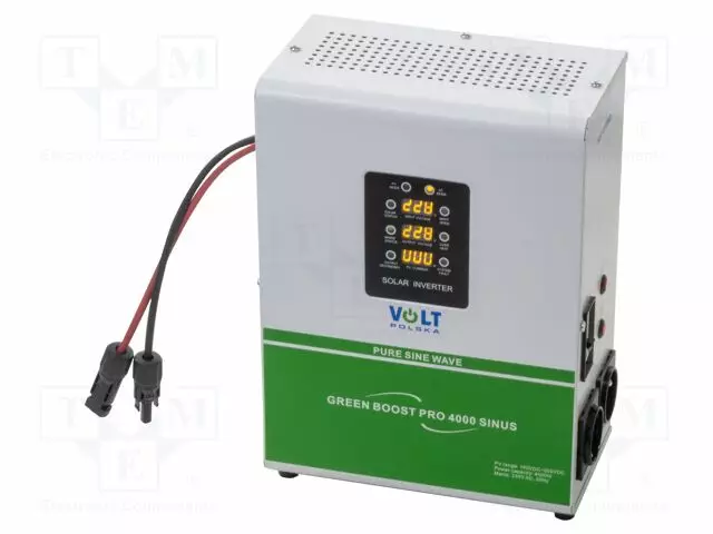 MUUNNIN: DC/AC - 120÷500VDC - 70÷245VAC - 311X232X140MM - -25÷55°C - Aurinkopaneelit ja tarvikkeet - MPPT-4000-BP-PRO - 1