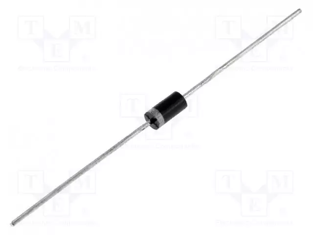 TASASUUNTAUSDIODI - THT - 300V - 1,5A - AMMO PACK - IFSM: 50A - DO15 - Diodit - 1N5394-DCO - 1