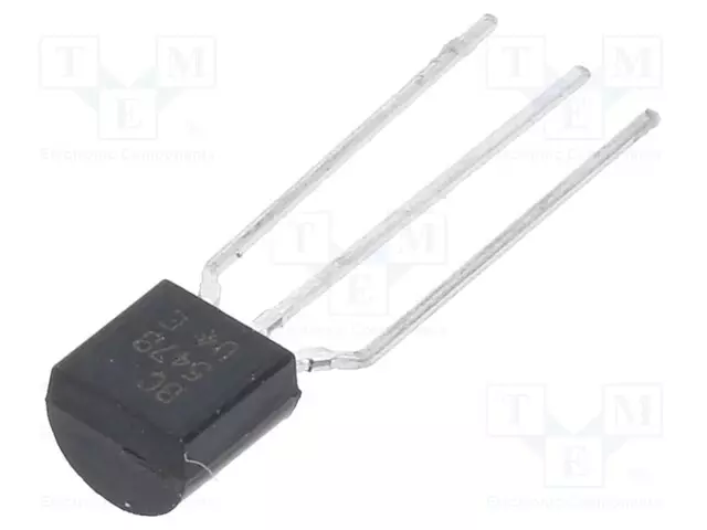 TRANSISTORI: NPN - BIPOLAARI - 45V - 0,1A - 500MW - TO92 - Transistorit - BC547B-DIO - 1