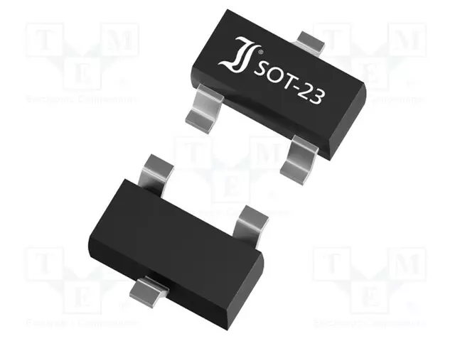 TRANSISTORI: PNP - BIPOLAARI - 65V - 0,1A - 250MW - SOT23 - Transistorit - BC856C-DIO - 1