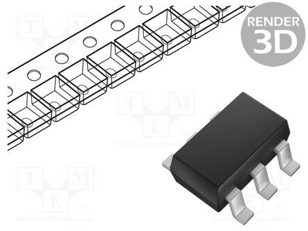 TRANSISTORI: N/P-MOSFET - UNI-POLAARINEN - 20/-20V - 0,75/-0,6A - Transistorit - SI3439KDWA-TP - 1