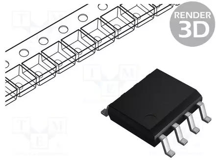 IC: EEPROM MUISTI - 32KBEEPROM - I2C - 4KX8BIT - 1,7÷5,5V - 1MHZ - SO8 - EEPROM sarjaliit. muistit - mikropiirit - M24C32-FMN6TP - 1