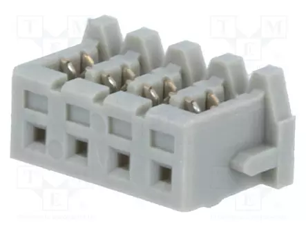 LIITIN: IDC - PISTOKE - NAARAS - PIN: 4 - KR - 1A - 100V - KULMA - IDC - Signaaliliittimet rasteri 2,00mm - 04KR-6H-P - 1