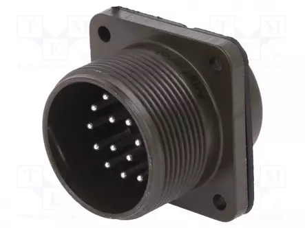 LIITIN: PYÖREÄT - PISTORASIA - KAULUS (4 AUKKOA),PANEELIASENNETTAVA - UROS - C16-1 EcoMate liittimet - MS3102A20-29P - 1