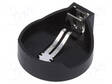 ALUSLEVY - CR2032,DL2032 - PAR.M: 1 - VAAKASUORA,THT - H: 8,6MM - MUSTA - Paristopitimet, liittimet ja tarvikkeet - DS1092-04-B6P - 1