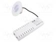 LED HÄTÄVALAISIN - ROUNDTECH - IP65 - VALKOINEN - 1,1W - Lampunkannat ja adapterit led tuotteisin - RT2RSEO200STF1HIP - 1