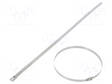 NIPPUSIDE - L: 362MM - W: 7,9MM - RUOSTUMATON TERÄS AISI 304 - 2KN - Metalliset nippusiteet ja kiinnityspanna - MLT4H-LP - 1