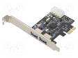 PC-KORTTI: PCIE - USB A-PISTORASIA X2 - PIILLÄ,USB 3.0 - 600MBPS - Tietokonetarvikkeet - muut - UPC-30-2P - 1
