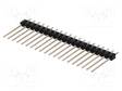 PIIKKIRIMALIITIN - PIN-LIITIN - UROS - PIN: 20 - THT - SUORA - 2,54MM - 1X20 - Piikkirimaliittimet - ZL209-20P - 1
