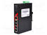 ETHERNET KYTKIN - PORTTIEN LUKU: 6 - 12÷48VDC - RJ45 - Teollisuusverkot - LNX-0601G-SFP - 1
