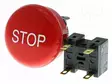 HÄTÄKYTKIN - NC X2 - IP65 - Ø30MM - Taulukytkimet, standardi 16mm - A165E-S-02-STOP - 1