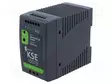 VIRTALÄHDE: IMPULSSI - DIN-KISKOLLE - 90W - 12VDC - 7,5A - 85÷264VAC - DIN-kisko virtalähteet - KSE-10012P - 1