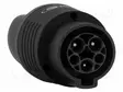 ADAPTERI - MUSTA - 10A - TYPE 1,TYPE 2 - 102/250VAC - AUTOMOTIVE - Laboratorioliittimet - muut - PCE-EVSEADP - 1