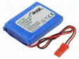 AKKU: LI-PO - 7,4V - 600MAH - JOHDOT,JST SYP-02T-1 LIITOS - 1KPL - Akut - AKY-LP503040-2S1P - 1