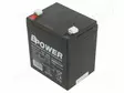 AKKU: LYIJYHAPPO - 12V - 6AH - AGM - AUTOMAATTINEN - BV - JOH.KOOT: 4,8MM - Lyijyhyytelöakut - ACCU-BV6-12T1BP - 1
