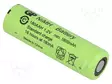 AKKU: NI-MH - AA - 1,2V - 1800MAH - Ø14,5X50MM - 180MA - Akut - ACCU-AA1800GP - 1