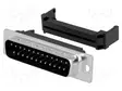 D-SUB LIITIN - PIN: 25 - PISTOKE - UROS - - KULMA - IDC - 5A - D liittimet - L17DBFRA25P - 1