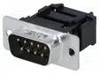 D-SUB LIITIN - PIN: 9 - PISTOKE - UROS - - KULMA - IDC - 5A - D liittimet - L17DEFRA09P - 1