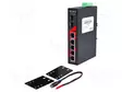 ETHERNET KYTKIN - PORTTIEN LUKU: 7 - 12÷48VDC - RJ45 - Teollisuusverkot - LNX-0702C-SFP - 3