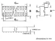 IC-KANTA DIL 40-NAP 600MIL - IC kannat - jousi - 40P - 2