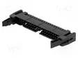 LIITIN: IDC - PISTORASIA - UROS - PIN: 40 - SUORA - THT - 2,54MM - 2X20 - IDC liittimet - AWP-40P - 1