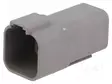 LIITIN: JOHTO-JOHTO - PISTOKE - UROS - DT - PIN: 6 - IP68 - JOHTOON - HARMAA - Ajoneuvoliittimet - DT04-6P - 1