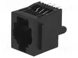 LIITIN: RJ12 - PISTORASIA - PIN: 6 - 6P6C - THT - SUORA - 16,51MM - RJ liittimet - RJ12GP-AMP - 1