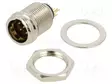 LIITIN: XLR MINI - PISTORASIA - UROS - 5A - 500V - PIN: 5 - JUOTETTAVA - XLR liittimet ja tarvikkeet - RT5MP - 1