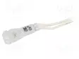 MERKKIVALO: NEON-LAMPULLA - KUPERA - VALKOINEN - 220VDC - 220VAC - PSU - Merkkivalot ja pienoislamput - 9SLTB010CSR1BP - 1