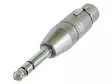 NEUTRIK - 3-POLE XLR FEMALE TO STEREO 1/4'' PLUG - XLR liittimet ja tarvikkeet - NA3FP - 1
