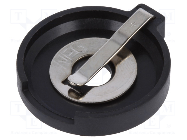 ALUSLEVY - CR2412,CR2430,DL2430 - PAR.M: 1 - VAAKASUORA,THT - H: 7,5MM - Paristopitimet, liittimet ja tarvikkeet - DS1092-BNP - 1