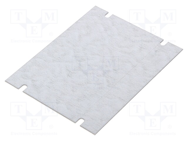 ASENNUSLEVY - TERÄS - W: 94MM - L: 125MM - PÄÄLLYSTE: SINKKI - PICCOLO - Koteloiden lisätarvikkeet - H-MP - 1